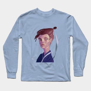 samurai woman Long Sleeve T-Shirt